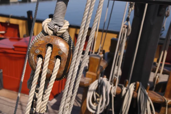 Schilderachtig Uitzicht Zeilschip — Stockfoto