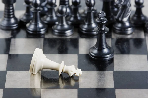 Šachová Partie Strategická Soutěž — Stock fotografie