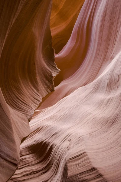 羚羊峡谷 曲线砂岩形成 — 图库照片