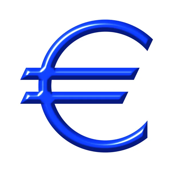 Символ Євро Валюти — стокове фото