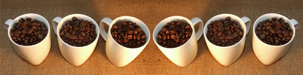 Svart Kaffe Eftermiddagspausen — Stockfoto
