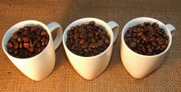 Schwarzer Kaffee Der Nachmittagspause — Stockfoto