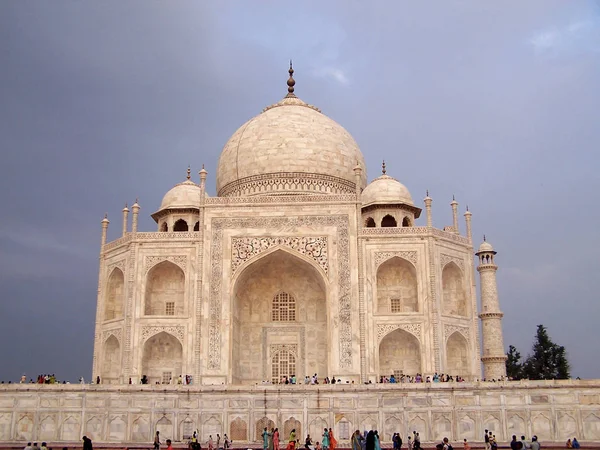 Mausoléu Taj Mahal Famoso Agra Índia — Fotografia de Stock