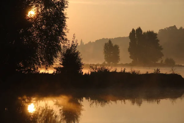 Sunrise Loire Valley — Stock Photo, Image