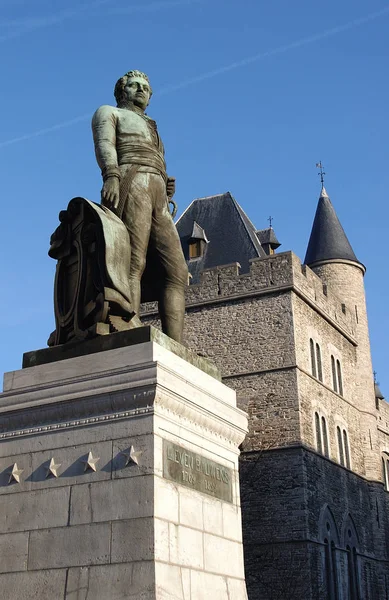 Lieven Bauwen Statue Ghent — Stock Photo, Image