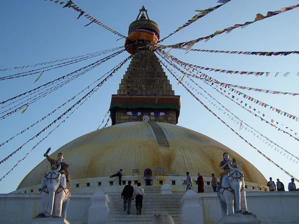 Буддійський Храм Бодхнат Катманду — стокове фото