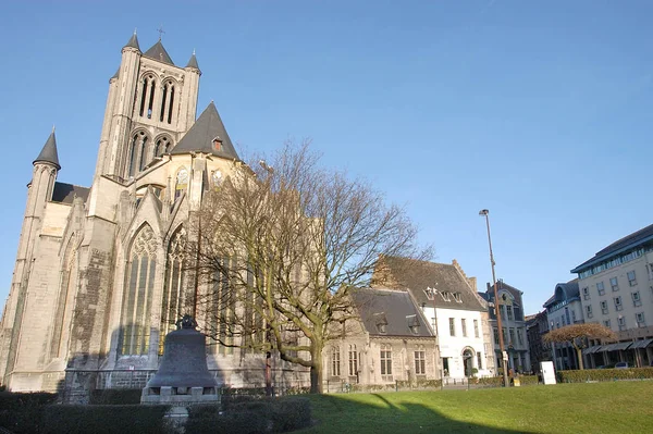 Niklaaskerk Ghent Belgium — Φωτογραφία Αρχείου