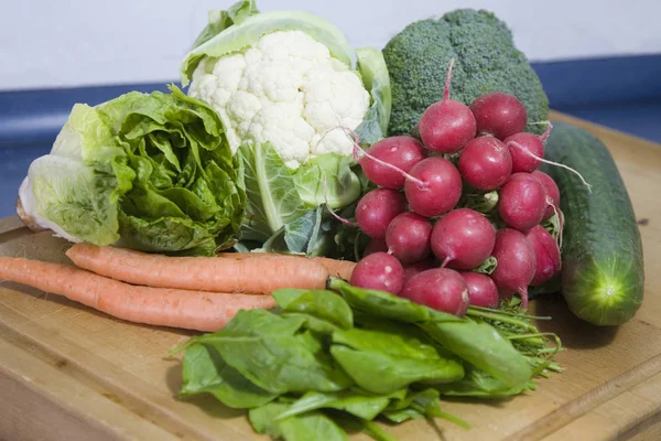 Makanan Organik Sayuran Segar — Stok Foto