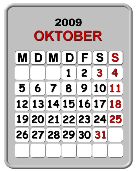 Promemoria Calendario Gestione Ufficio — Foto Stock