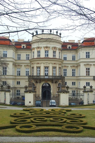 Duits Consulaat Praag Hradthe — Stockfoto