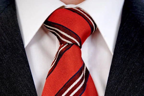 Nyakkendő Nyakkendő Közelsége — Stock Fotó