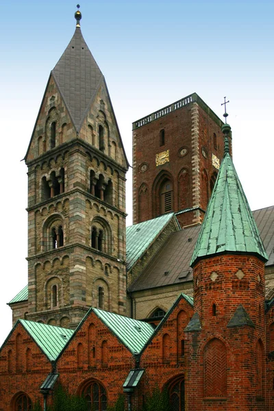 Malebný Pohled Majestátní Katedrálu Architektury — Stock fotografie