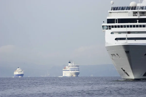 Ferries Oslo Fjord — Stock Photo, Image