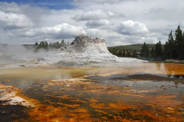 Yellowstone National Park National Park United States Makes Oldest National — Stock Photo, Image