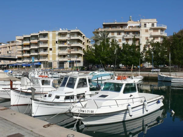 Лодки Гавани Порто Крит — стоковое фото