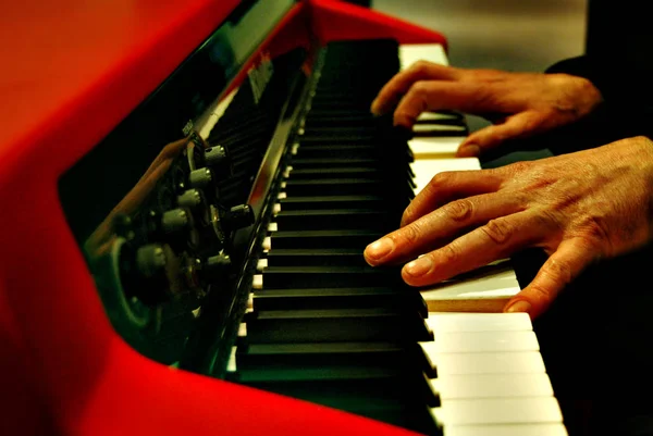 Müzik Aleti Piyano Müziği — Stok fotoğraf
