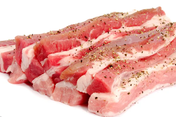 Varkensvlees Met Peper — Stockfoto