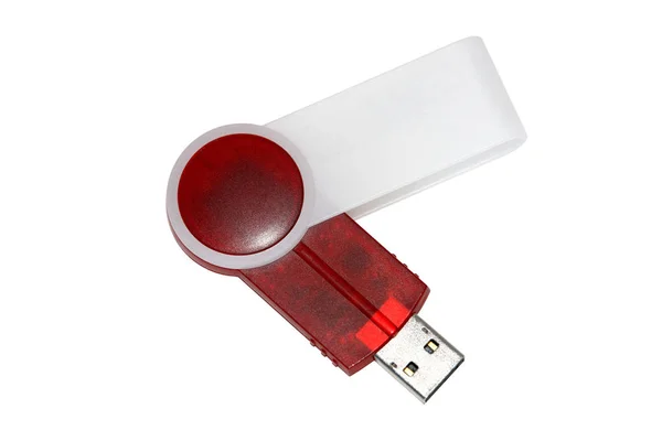 Memory Stick Contra Fundo Branco — Fotografia de Stock