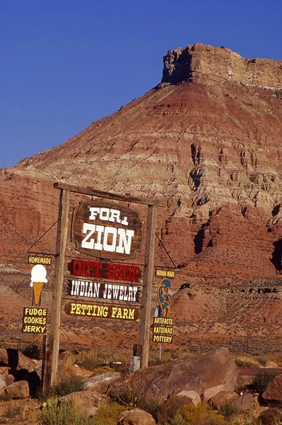Zion National Park Utah Stati Uniti — Foto Stock
