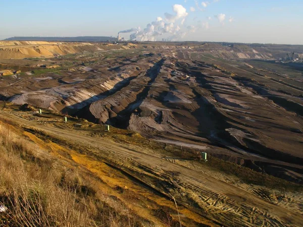 Braunkohletagebau Centrales Eléctricas — Foto de Stock