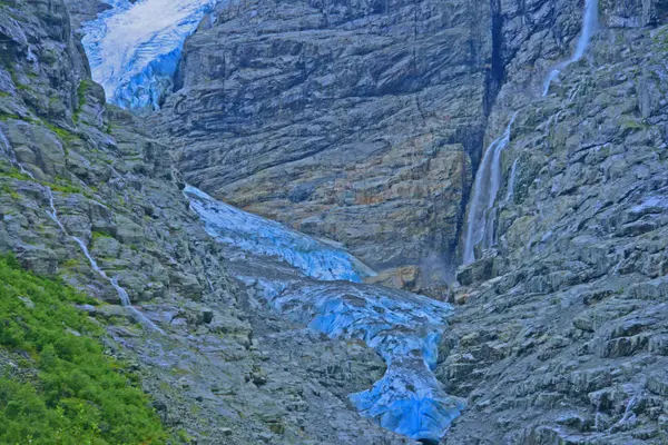 Glaciär Fjäll Isfrost — Stockfoto