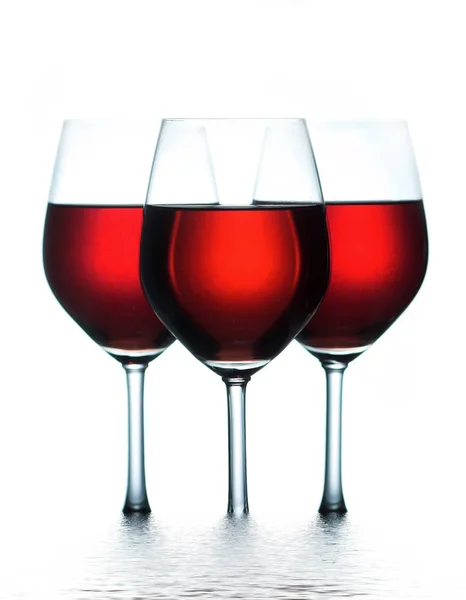 Kırmızı Şarap Kadehi Etkisi — Stok fotoğraf