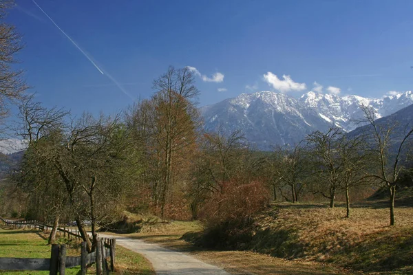 Časné Jaro Alpách — Stock fotografie