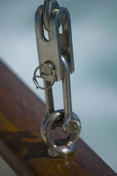 Szenische Ansicht Von Segelboot Details — Stockfoto