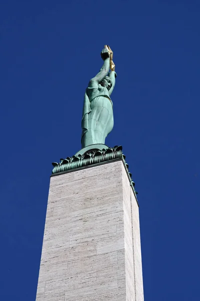 Monumento Liberdade Riga — Fotografia de Stock