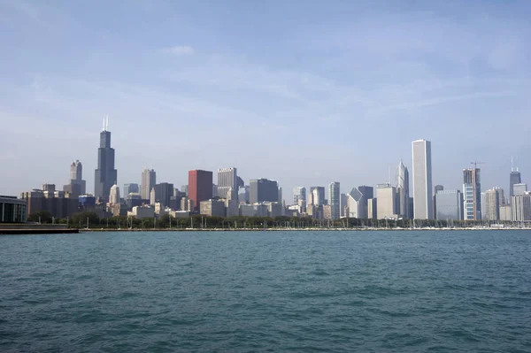 Chicago Ilynes Skyline Usa — Foto de Stock