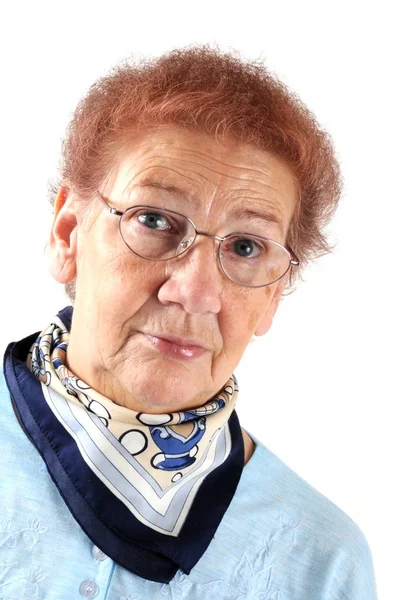 Portrait Cute Grandma — Stock Photo, Image