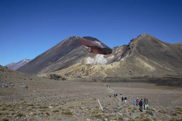 Tongariro Nemzeti Parkban Zélandon — Stock Fotó