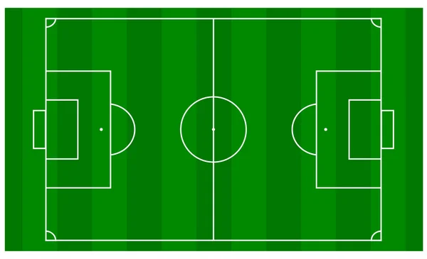 Football Pitch Overhead View — Stock Photo, Image