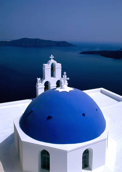Chiesa Santorini Grecia Europa — Foto Stock