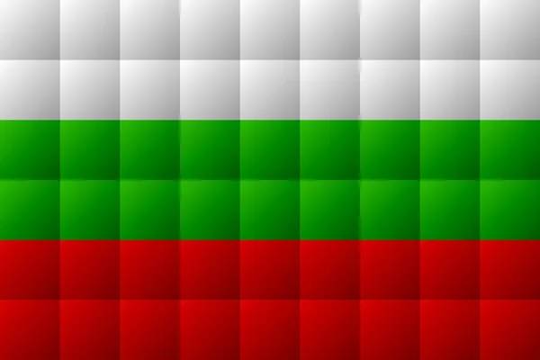 Flagge Von Bulgarien Nationalflagge — Stockfoto