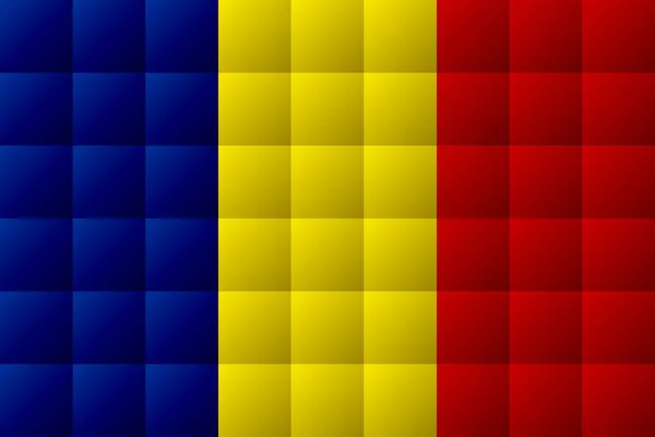 Bandera Romania Bandera Nacional — Foto de Stock