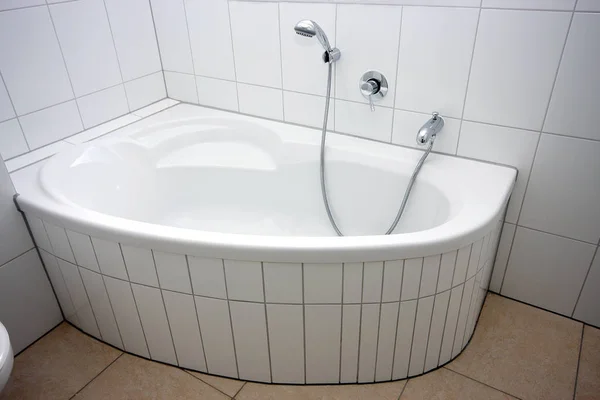 Branco Vaso Sanitário Banheiro — Fotografia de Stock