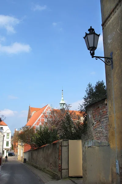 Старый Город Wismar — стоковое фото