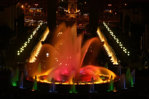 Fonte Mágica Montjuic — Fotografia de Stock