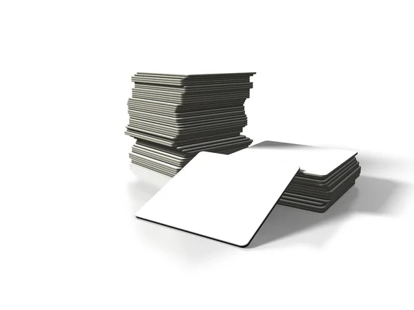Stack Paper Folders Isolated White Background — Stock Photo, Image