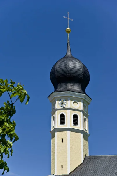 Barockkirche Irschenberg Bayern — Stockfoto