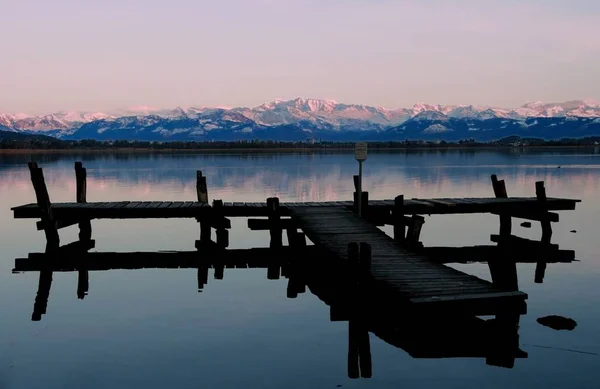 Vista Panorámica Del Majestuoso Paisaje Los Alpes —  Fotos de Stock