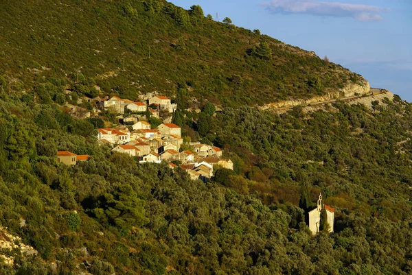 Γραφική Άποψη Της Υπαίθρου Επιλεκτική Εστίαση — Φωτογραφία Αρχείου