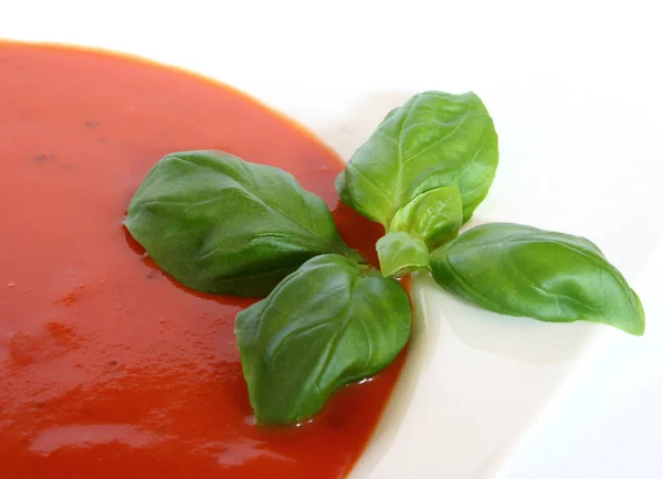 Sopa Tomate Caseira Deliciosa — Fotografia de Stock