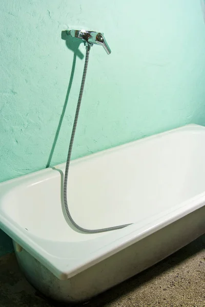 浴室淋浴头 卫生和浴室 — 图库照片