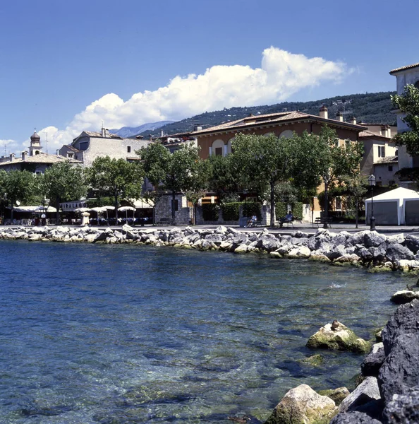 Frente Mar Torri Del Benaco Lago Garda — Foto de Stock