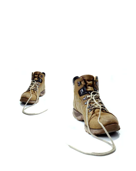 Пара Обуви Изолированы Белом — стоковое фото