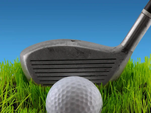 Golf Piłka Gry Koncepcja Sportowa — Zdjęcie stockowe