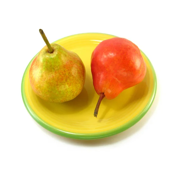 Smaczne Słodkie Gruszki Owoce Jedzenie — Zdjęcie stockowe