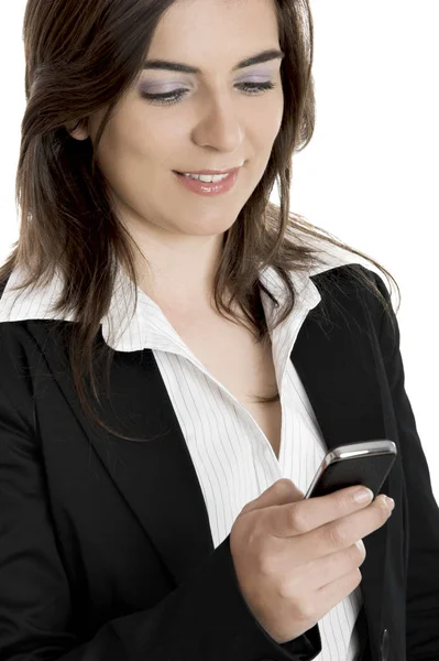 Mulher Negócios Fazendo Telefonema — Fotografia de Stock